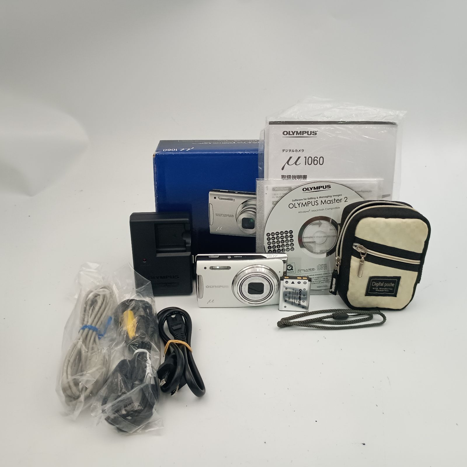 OLYMPUS μ 1060 mju Compact Dijital Camera White コンパクト