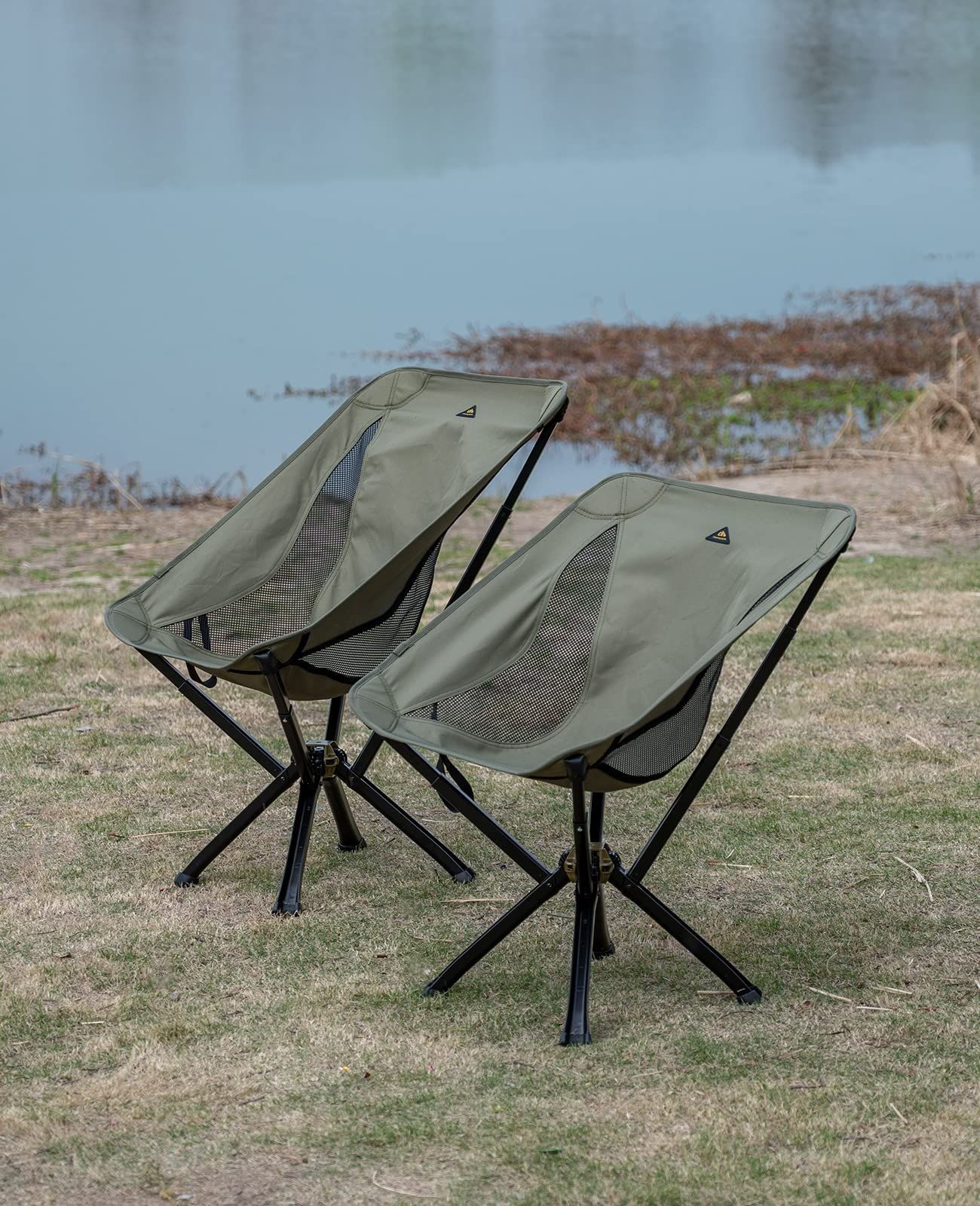 数量 携帯便利 耐荷重120kg 収納バッグ付き 折りたたみ コンパクト S 軽量 ワンボダン收納 フレーム&シート一体式 展開 收納超簡単 傘形フレーム ビックコネクター ビックフレーム Green アウトドア 傘形フレームチェア 椅子 iClimb