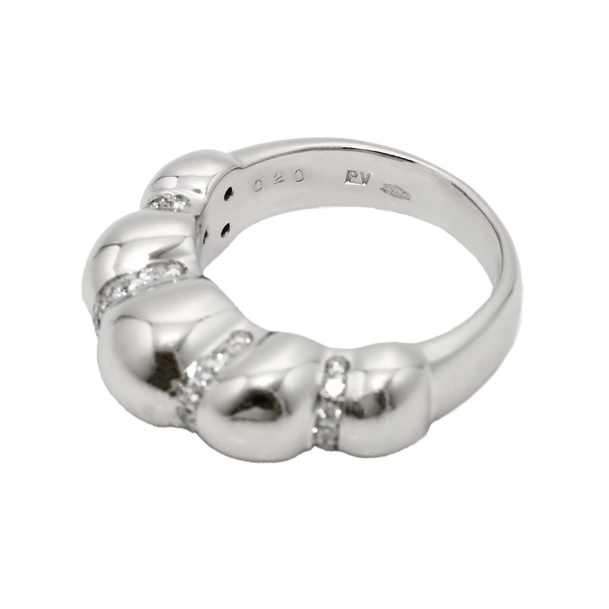 ポンテヴェキオ Ponte Vecchio 14号 リング ダイヤ 0.20ct K18 WG  