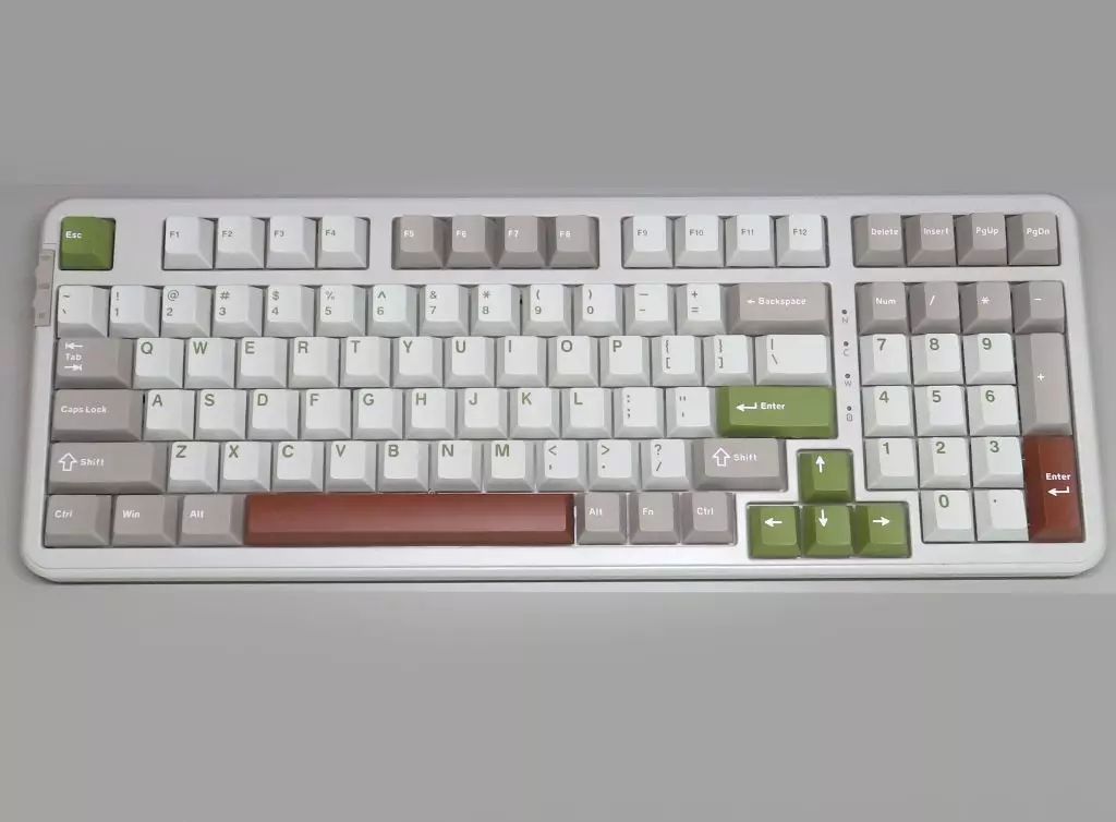 YUNZII メカニカルキーボード ベージュ 0 B87 買う 【中古】PCハード