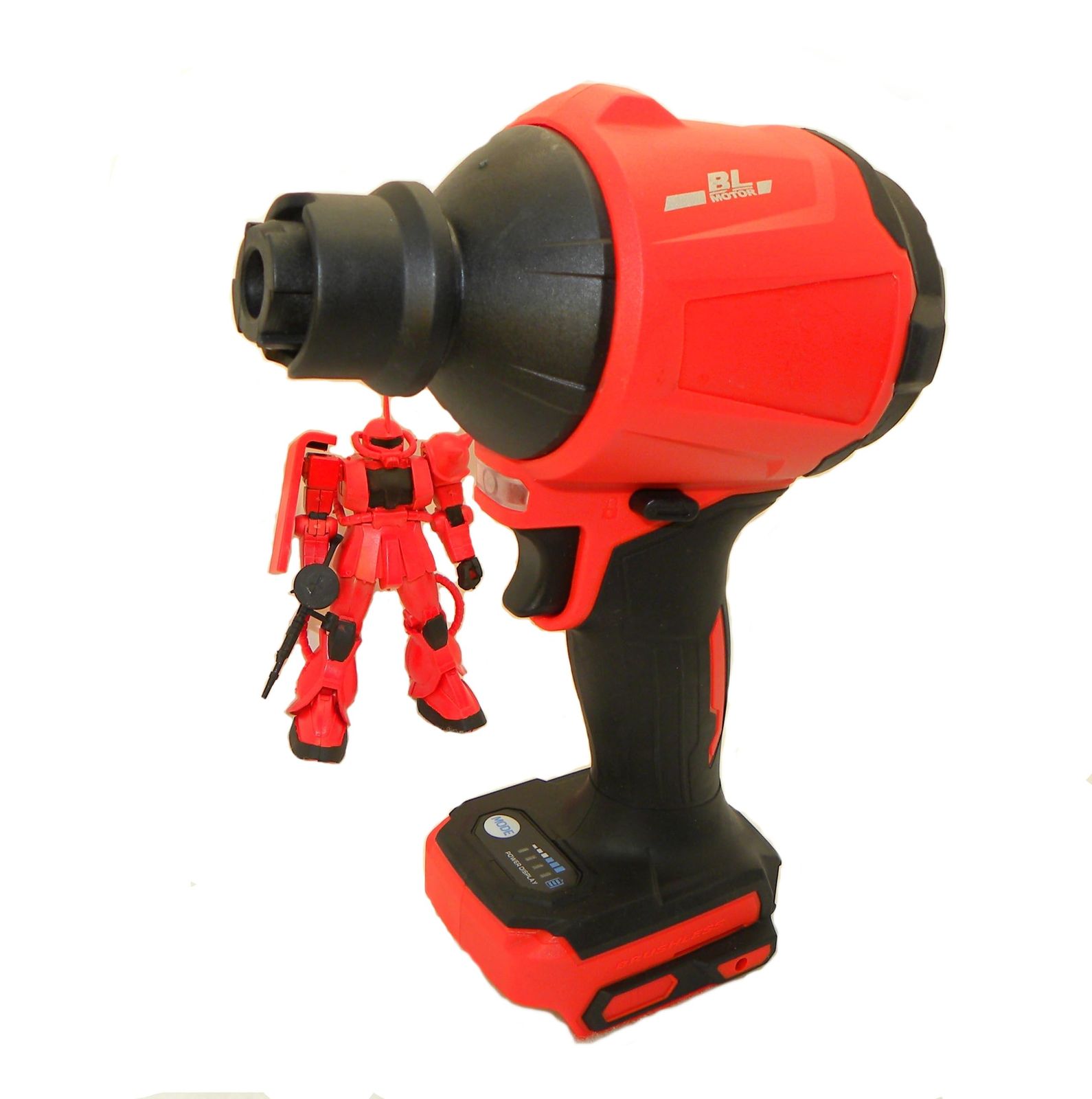 B|C マキタ互換工具 BＬ１８Vバッテリー対応 上位機種 エアブロワー エアダスター フィルタ清掃 キャンプ 本体のみ ブラシレスモーター搭載 赤色 ブラシレスモーター搭載 赤色