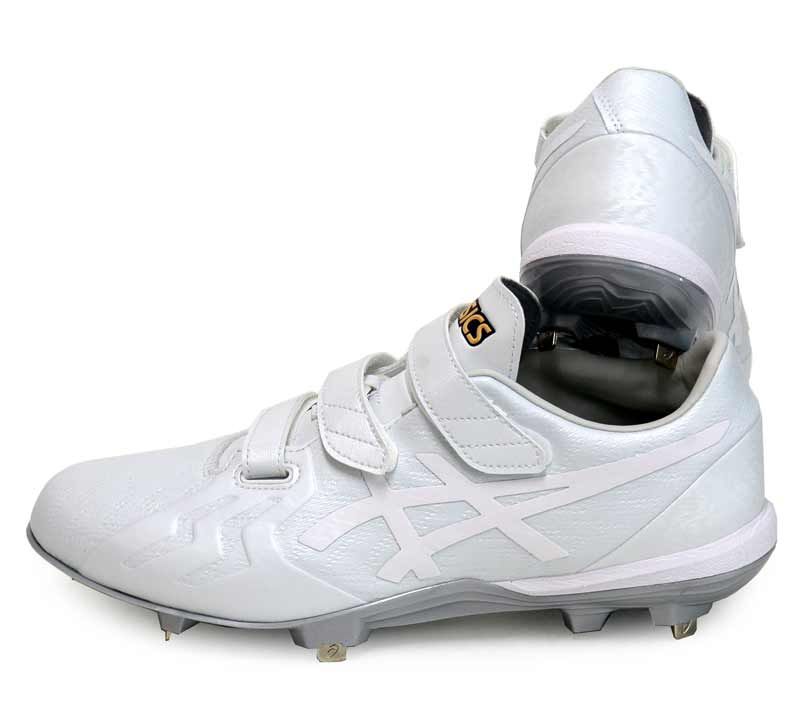 アシックス asics I PRO MG 野球 埋め込み 金具スパイク 白スパイク ゴールドステージ 25 AW 110 110ホワイト