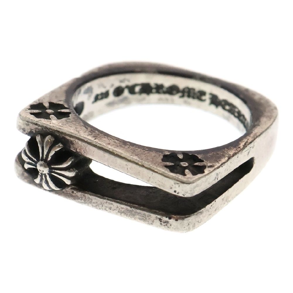 CHROME HEARTS クロムハーツ SQUARE CH PLS RING スクエアCHプラスリング シルバー