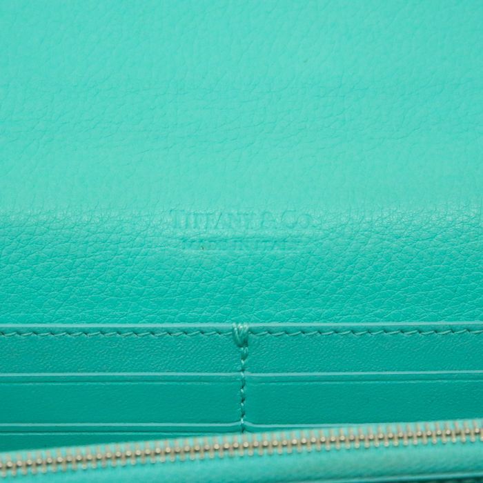 超美品‼️ Tiffany&Co. ティファニー　バイカラー　カーフレザー　長財布 Tiffany & Co. - TIFFANY＆Co. ティファニー/二つ折り長財布