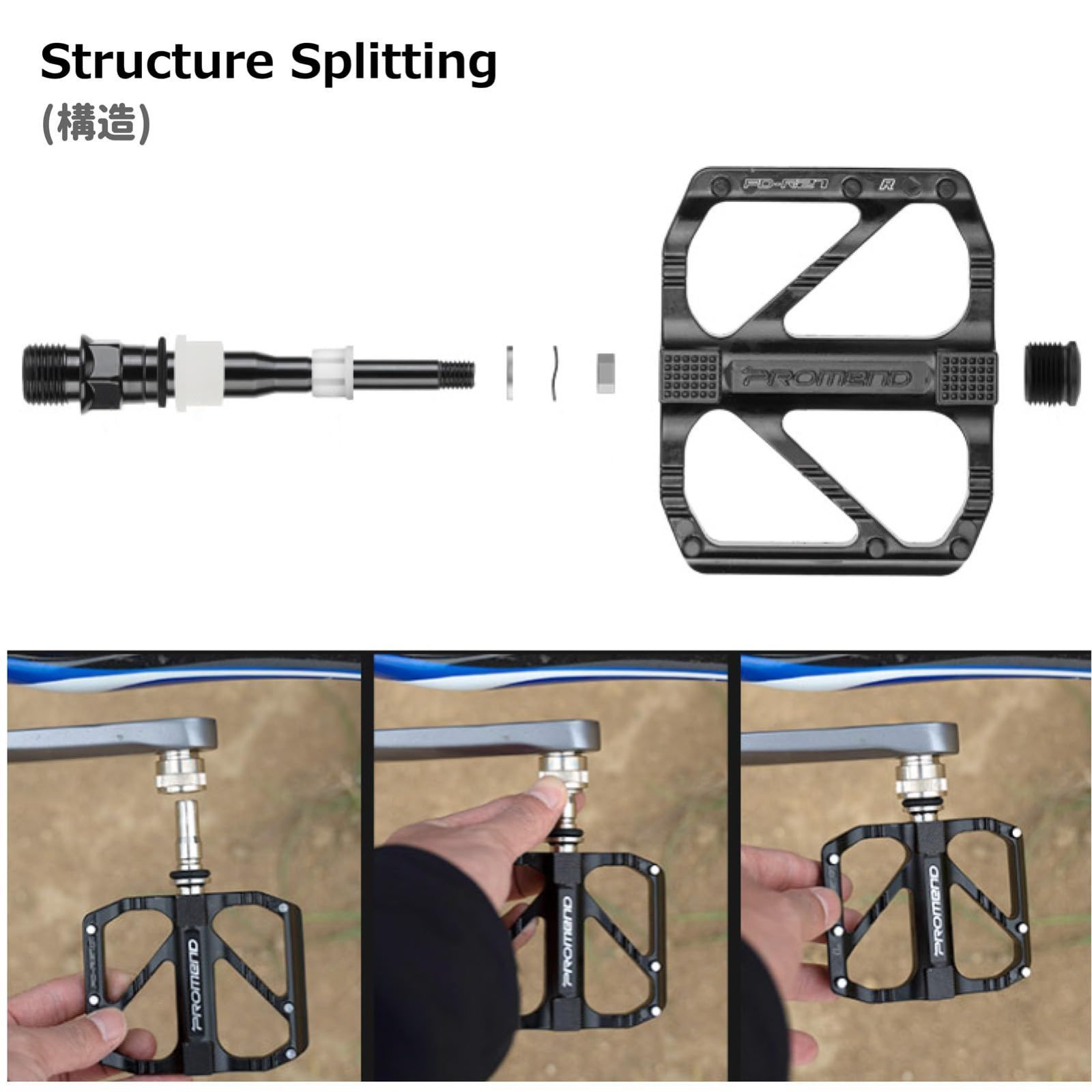 ペダルが付いている折るアルミ合金のスクーター