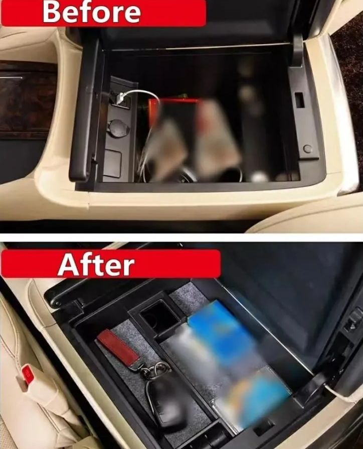 センターアームレストボックス 収納