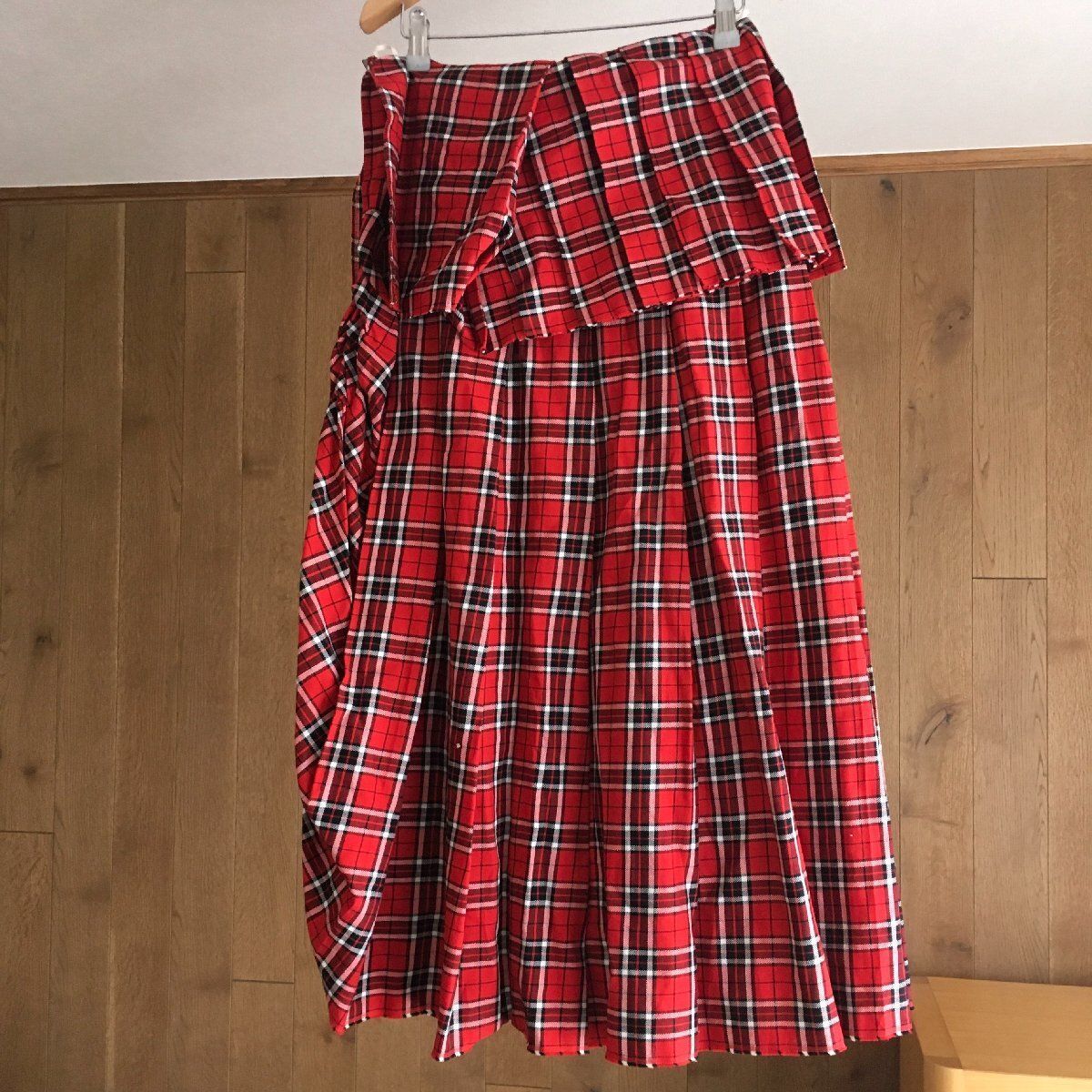 美品 COMME des GARCONS コムデギャルソン タータン チェック スカート