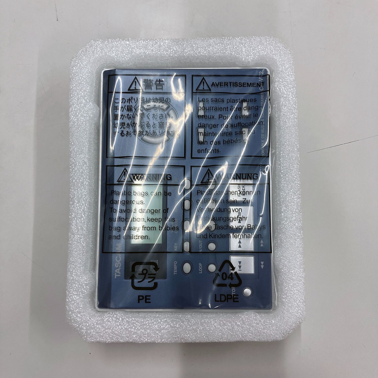 未使用 TASCOM タスカム CD-VT2 ポータブル CD ギタートレーナー CD-VT2 | ポータブル CD ミュージック ＆ ボイストレーナー | TASCAM