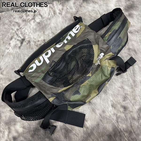 美品✨️ザノースフェイス　ウエストバッグ　ナイロン　ブラック シュスプリーム Supreme×THE NORTH FACE/シュプリーム×ノースフェイス【18AW