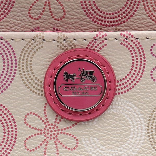 美品 箱付 コーチ ポーチ ウェイバリー デージー スモール リスト 