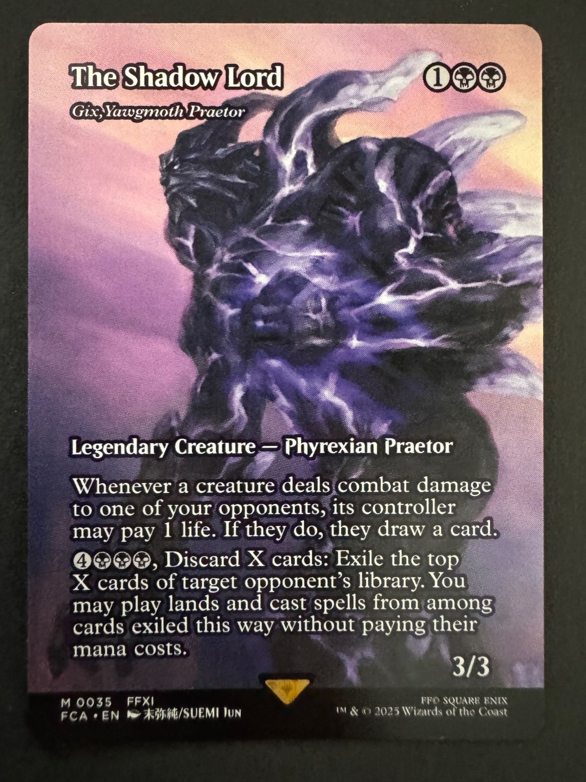 MTG FF ショーケース 闇の王/ヨーグモスの法務官、ギックス foil