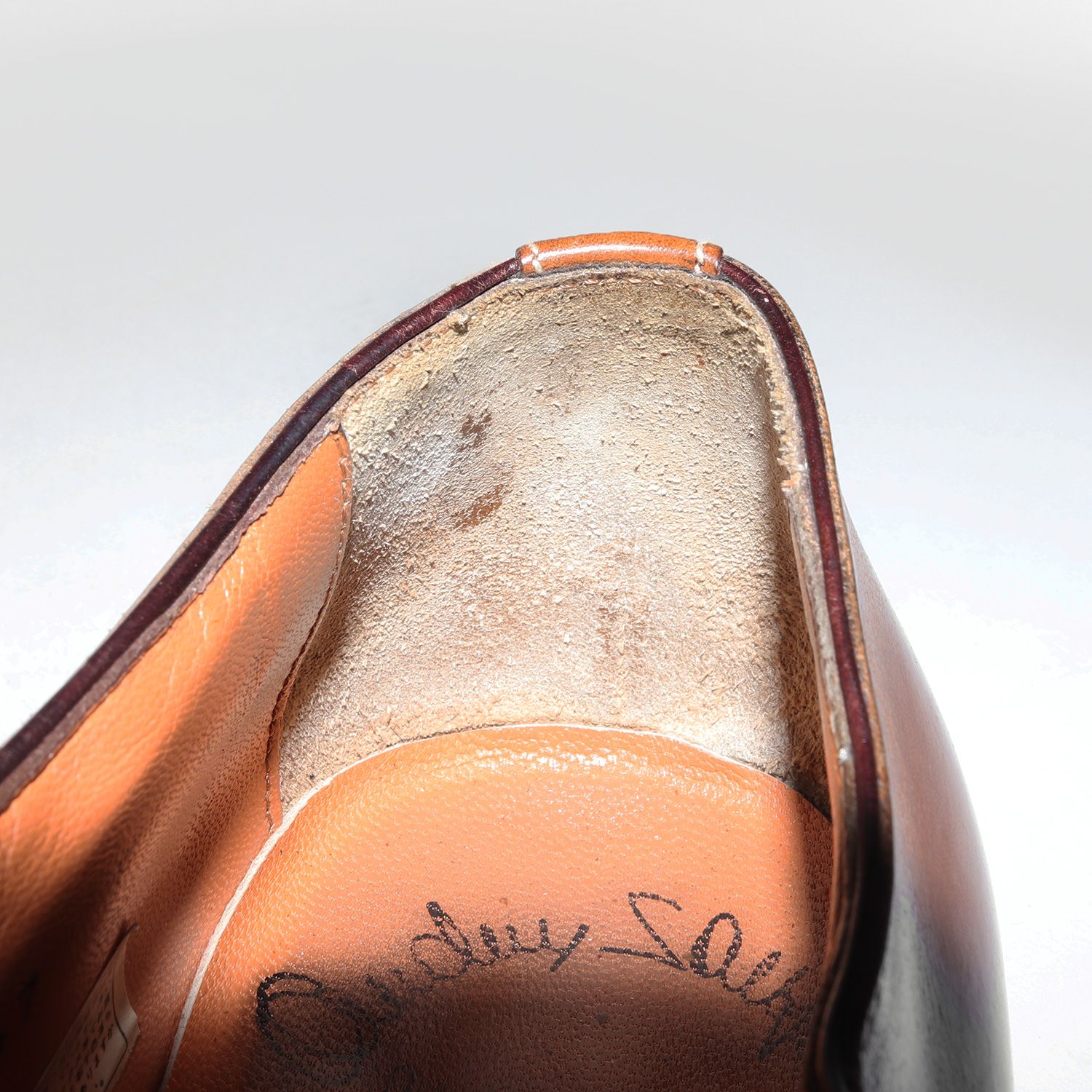 SANTONI サントーニ サイズ:6 スクエアトゥ メダリオン レザー ...