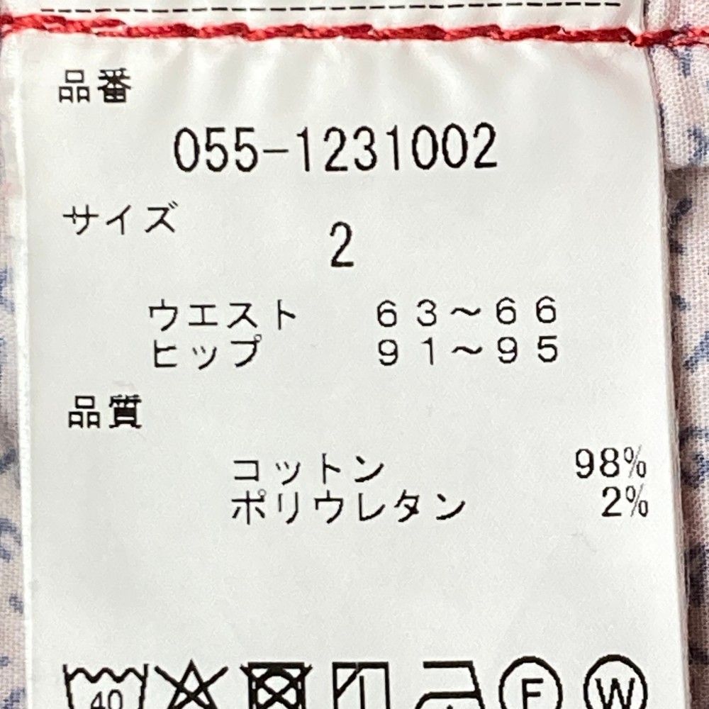 サイズ：2 PEARLY GATES パーリーゲイツ  ストレッチパンツ  レッド系 [240101435871] ゴルフウェア レディース ストスト サイズ：2 PEARLY GATES パーリーゲイツ ストレッチパンツ