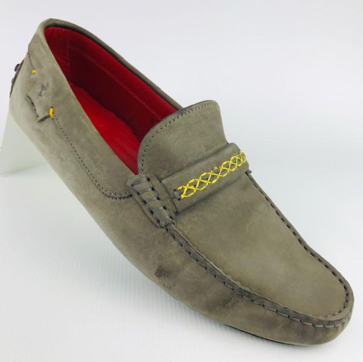 TOD'S・トッズ×Ferrari・フェラーリ☆コラボ メンズ レザー エンボス