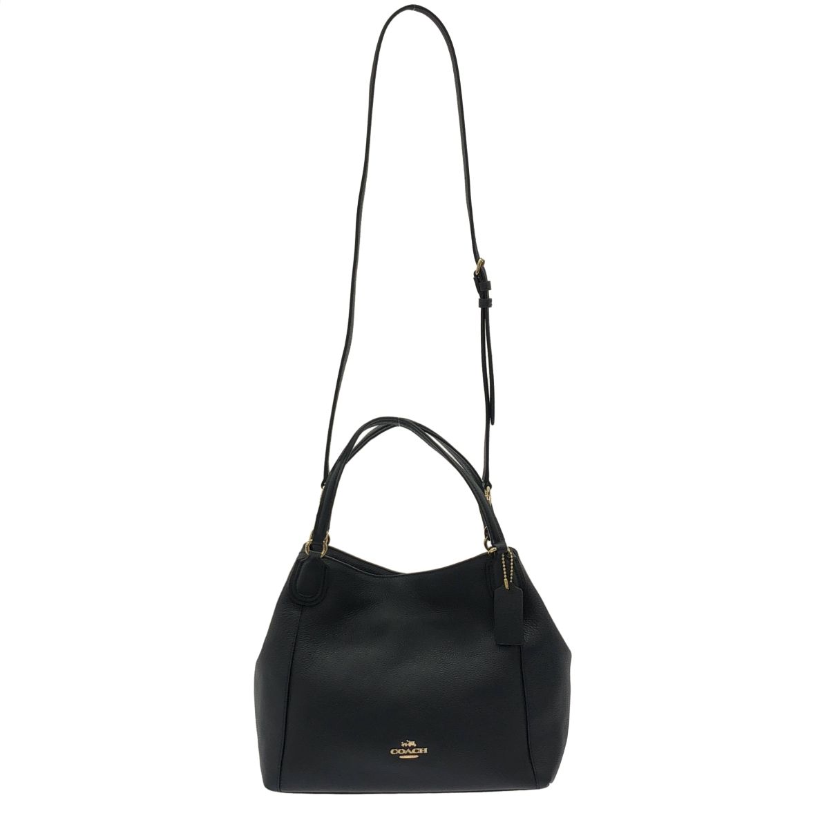 COACH / コーチ | 2way レザー ハンドバッグ | ネイビー