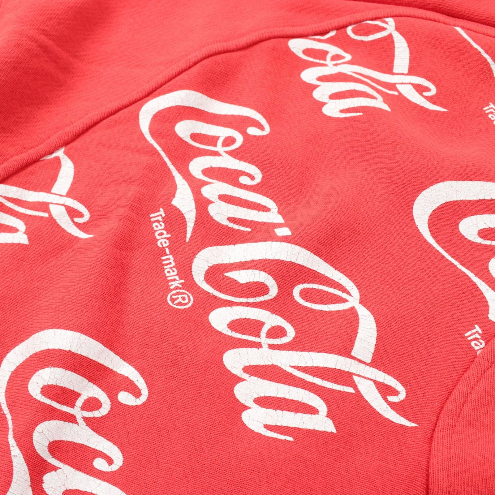 イーアールエル ERL パーカー ERL × COCA COLA SWIRL HOODIE KNIT 