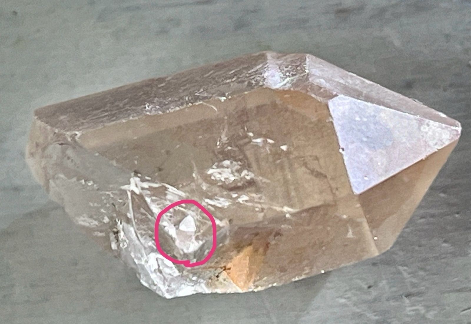 マニフェステーション 貫入水晶 ディアマンティーナ産