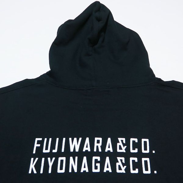 KIYONAGA&CO キヨナガアンドコー FUJIWARA&CO. BACK DOUBLE LOGO 
