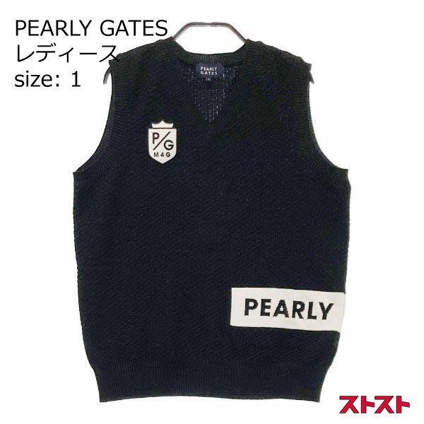 PEARLY GATES パーリーゲイツ 2021年 ニットベスト ネイビー系 1 240101104073