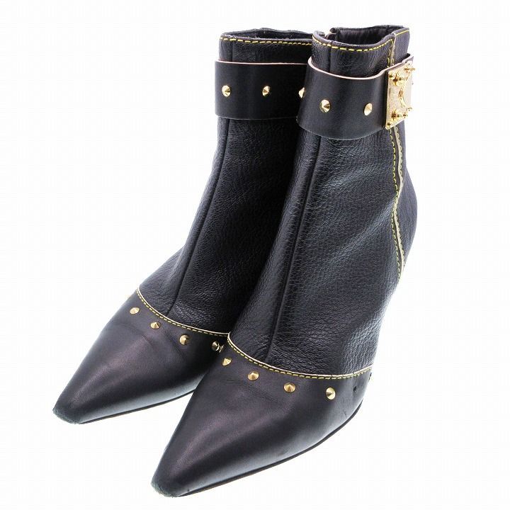 Louis Vuitton ルイヴィトン ブーツ レザー スタッズ MA0053 Louis Vuitton ルイヴィトン ブーツ レザー スタッズ MA0053