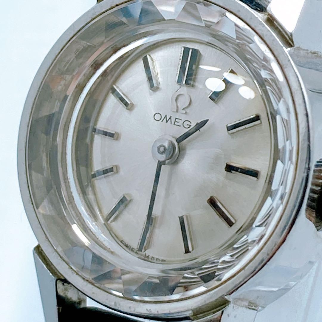 472 オメガ デビル 手巻き カットガラス 腕時計