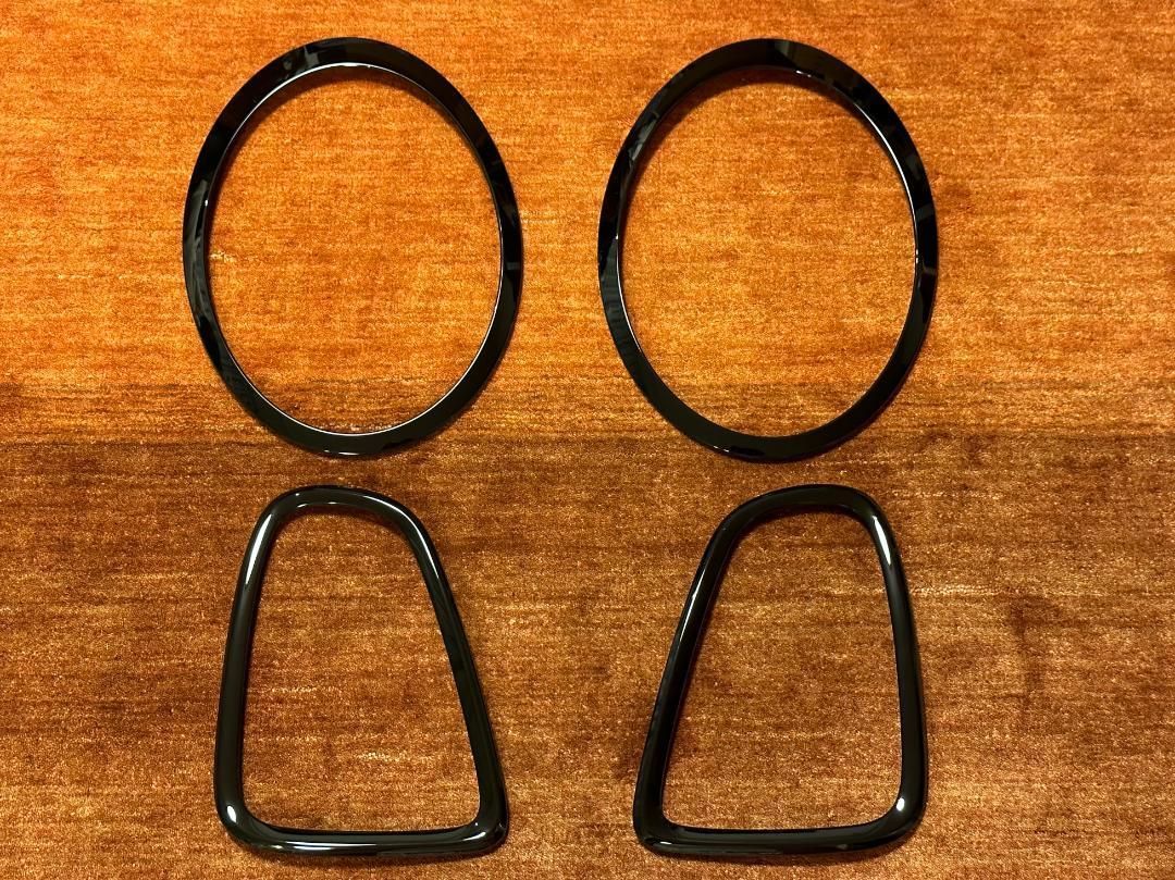 MINI R56 R57 R58 R59 ジェットブラック ライトトリム 前後