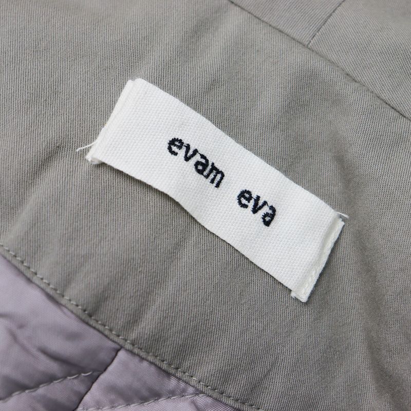 エヴァムエヴァ evam eva 美品 2021AW padding hooded long coat