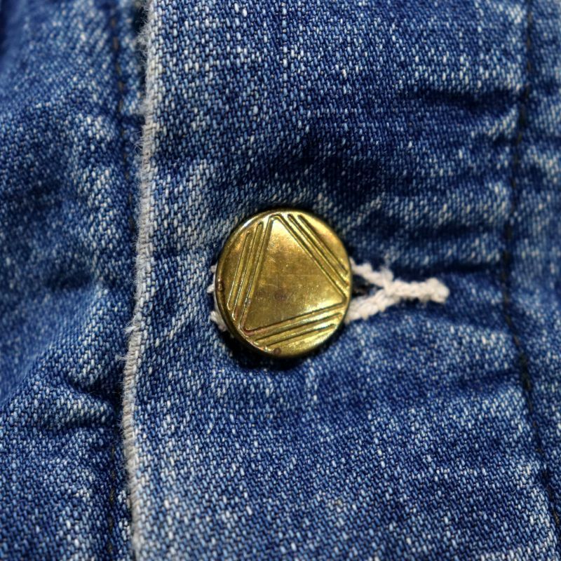 70s Sears デニムカバーオール 裏地ブランケット　ヴィンテージ　Mサイズ 70s Sears デニムカバーオール 裏地ブランケット ヴィンテージ Mサイズ