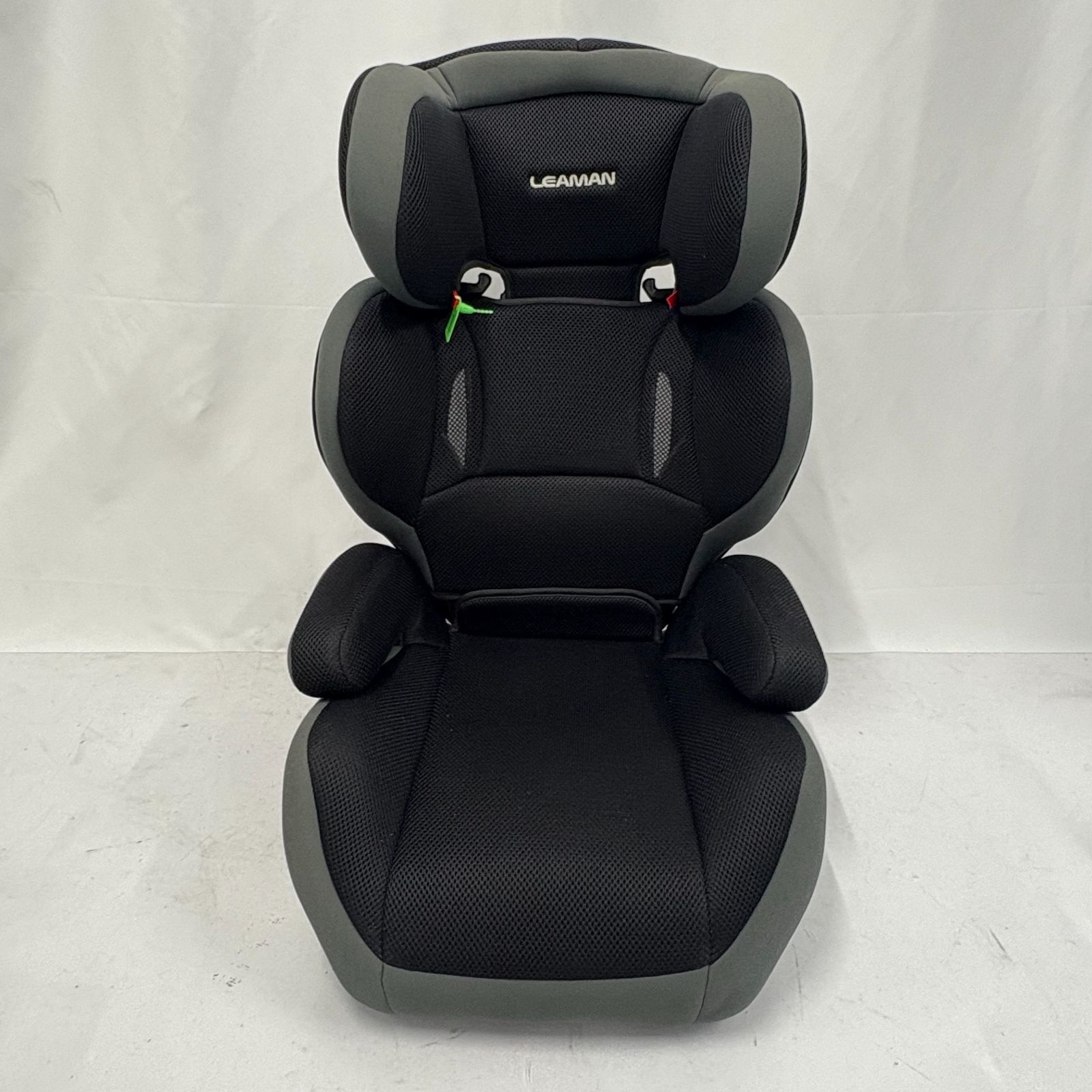 美品★ LEAMAN ジュニアシート ブラック 極美品 LEAMAN リーマン ハイバック ジュニア シート Jr3