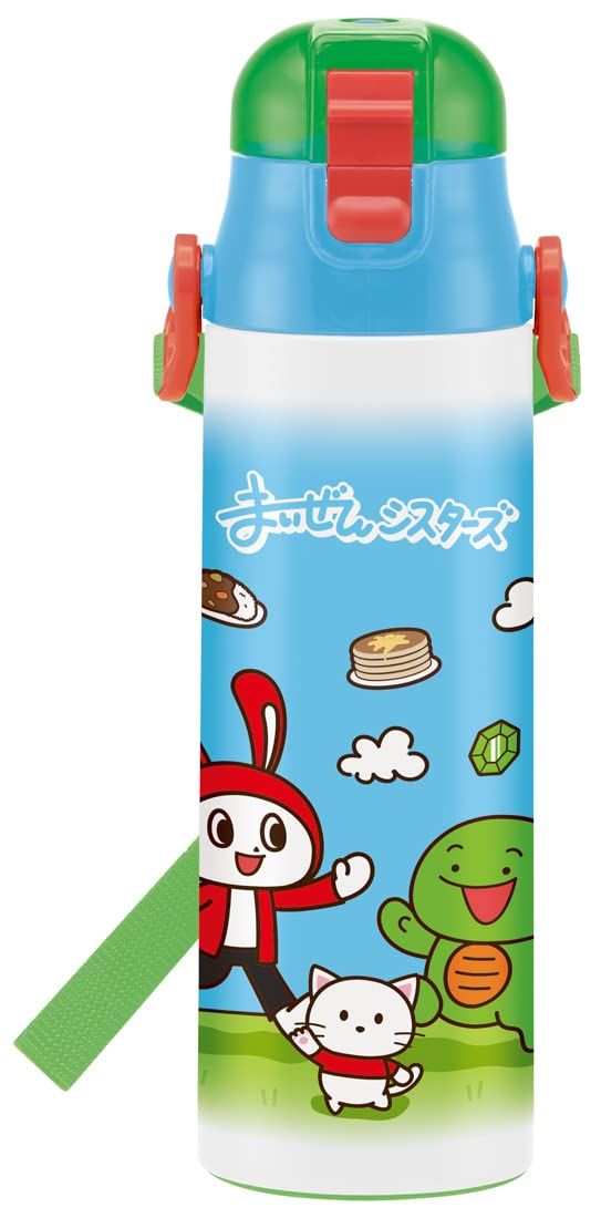 【特価セール】580ml 直飲み まいぜんシスターズ 水筒 キッズ ステンレス SDC6N-A 子供用 スケーター(Skater)