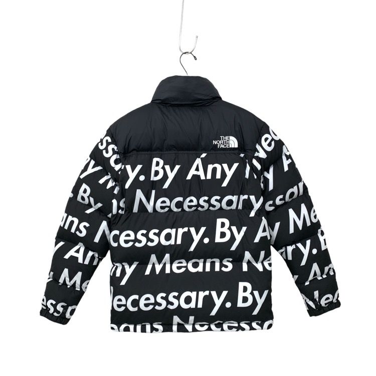 Supreme×THE NORTH FACE シュプリーム Nuptse Jacket By Any Means Necessary ダウンジャケット ブラック S P ND515511