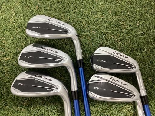 テーラーメイド Qi HL 5 S アイアンセット IR SPEEDER NX BLUE for TM フレックスSR メンズ 男性用 右利き 右用 Bランク ゴルフクラブ