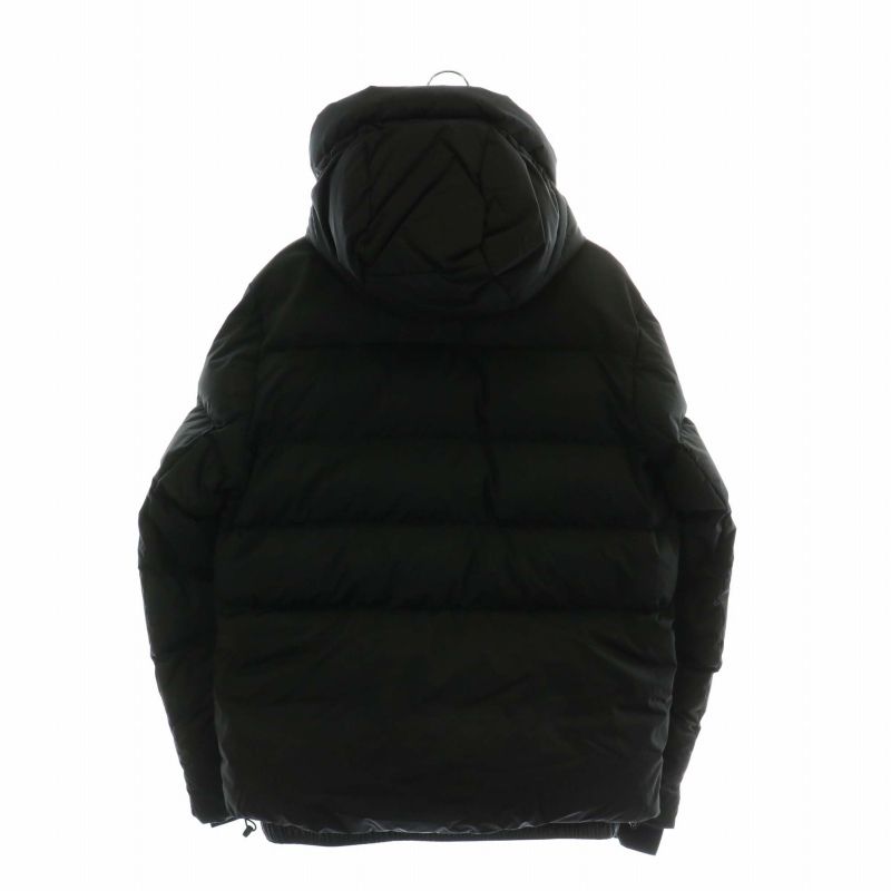MONCLER ブラック ジャケット ハイネック 深绿色Gorner GORE-TEX衬衫式夹克外套- 夹克&外套for 男装