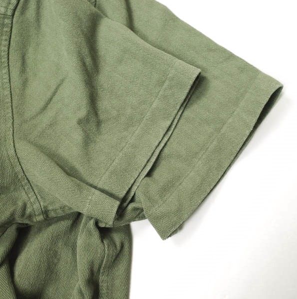 RRL ダブルアールエル コットンヘリンボーンキャンプシャツ S
