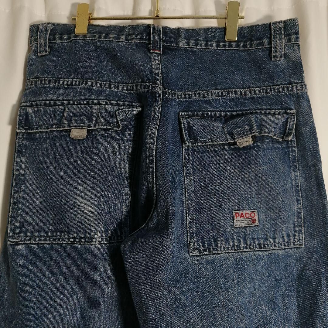 90s 襤褸 ペンキ ダメージ バギー カーゴパンツ ドローコード ダブルニー 90s 襤褸 ペンキ ダメージ バギー カーゴパンツ ドローコード