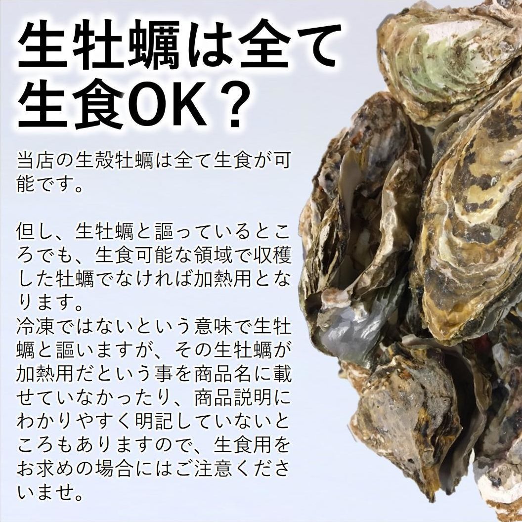 生食OK 3kg 三陸産 殻付き生牡蠣 解禁したて 希少 数量限定 新鮮 宮城-7