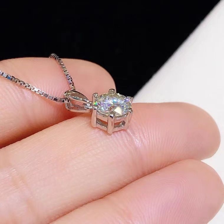 pt950プラチナ 2カラットのダイヤモンドのネックレスをはめ込2 - 通販