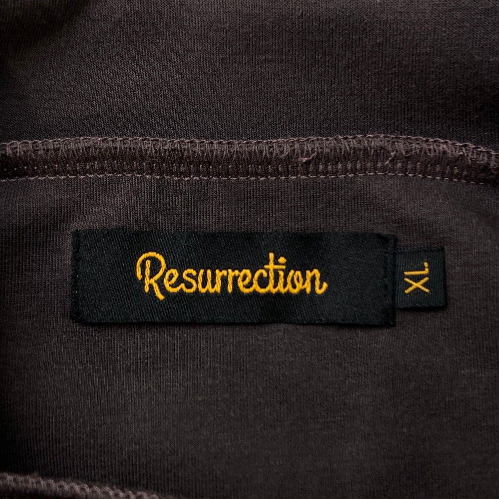 サイズ：XL RESURRECTION レザレクション  モックネック 長袖Tシャツ  ブラウン系 [240101451766] ゴルフウェア メンズ ストスト サイズ：XL RESURRECTION レザレクション モックネック 長袖T