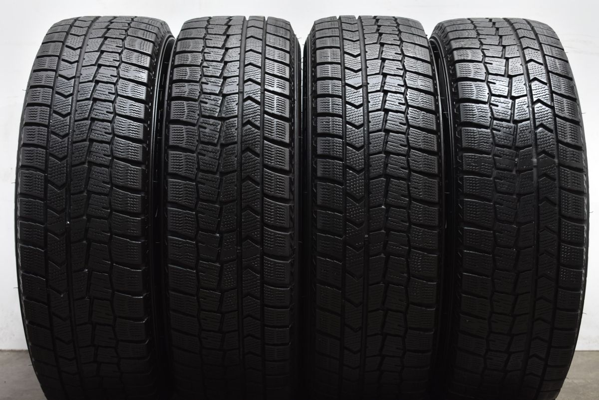 【程度良好品】SR 15in 5.5J +42 PCD100 ダンロップ ウィンターマックス WM02 185/65R15 フィールダー アクア ノート MAZDA2 デミオ