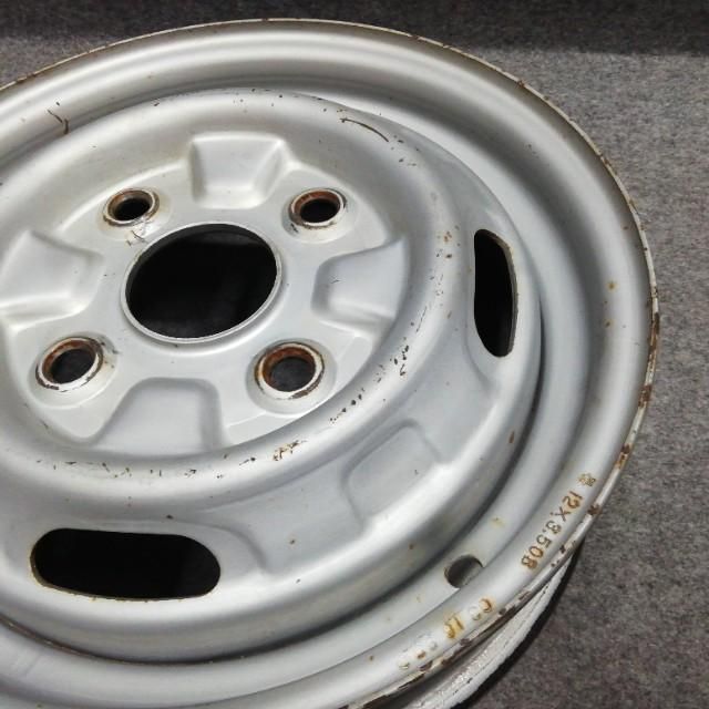 三菱ブラボーミニキャブ純正ホイール12インチ4.00B pcd114.3メッキ 三菱 U41T U42T ミニキャブ トラック 純正 12インチ 3 50B