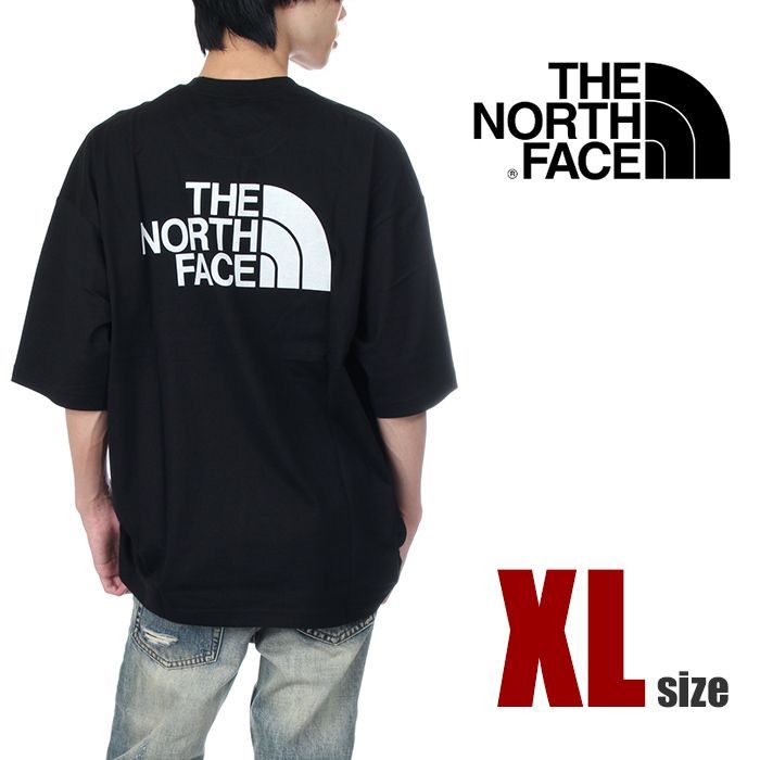 【新品】ノースフェイス Tシャツ XL 黒 ブラック メンズ レディース THE NORTHFACE バックプリント 大きいサイズ 厚手 ブランド NT32434 新品】ノースフェイス Tシャツ XL 黒 ブラック メンズ