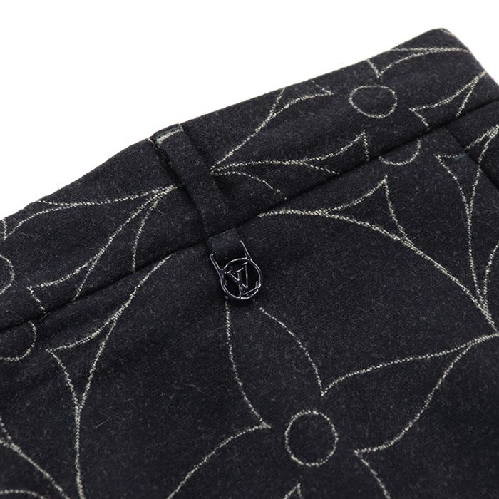 新品同様】 ルイ・ヴィトン 2021年製 モノグラムフラワー 総柄ステッチ