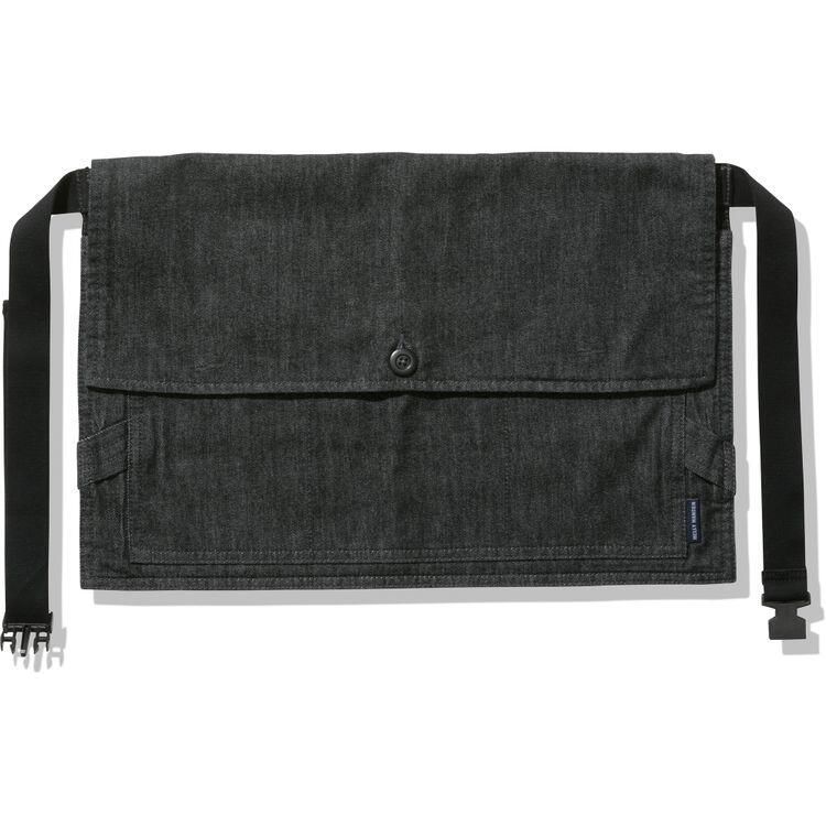 ヘリーハンセン フレームプルーフデニムユーティリティーマエカケ(ユニセックス) ブラック #HOE02201-K Flameproof Denim Utility Maekake HELLY HANSEN 新品 未使用