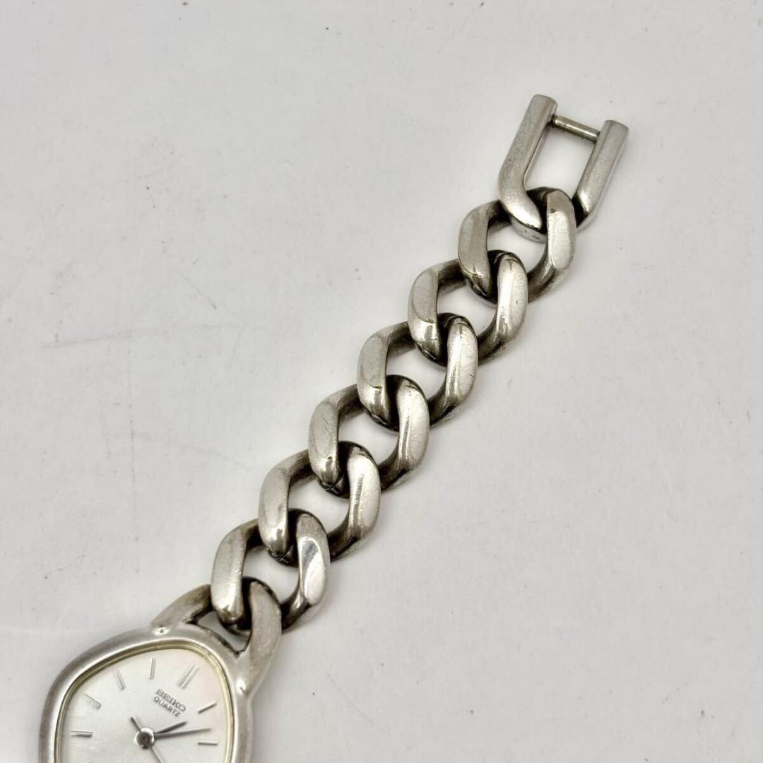 【新品電池】 SEIKO セイコー ハート レディース 腕時計 ドレス ブレス 電池切れ】SEIKO セイコー クォーツ腕時計 シルバー文字盤 コンビ
