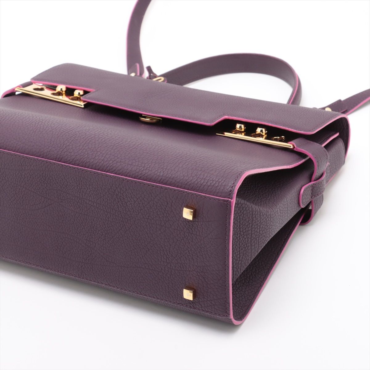 極美品 デルヴォー タンペート GM ミラー付 レザー 2WAY