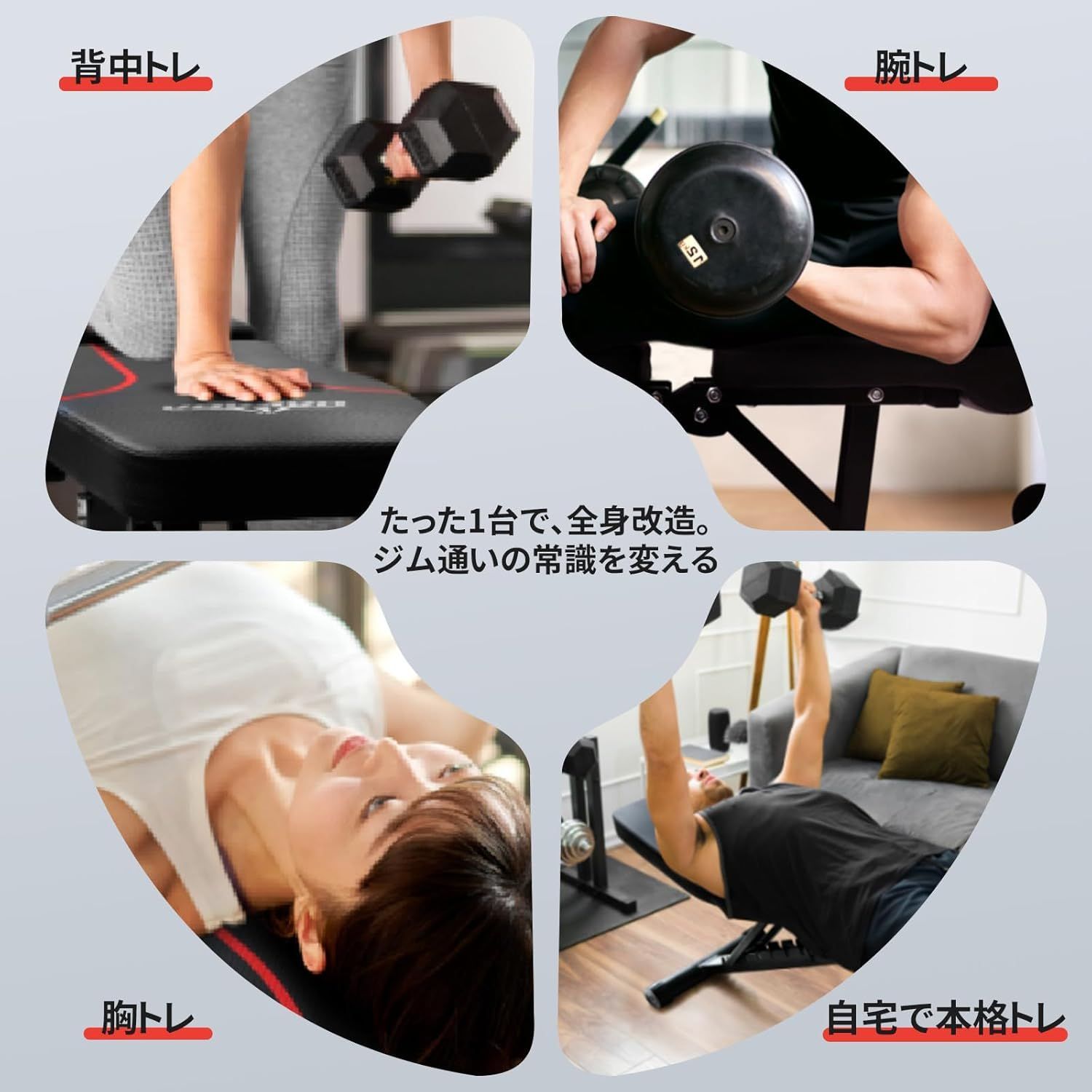 【さくさん専用】調整可能なインクラインベンチ ブラック（Body Solid） トレーニングベンチ インクラインベンチ フラットベンチ さくさん専用