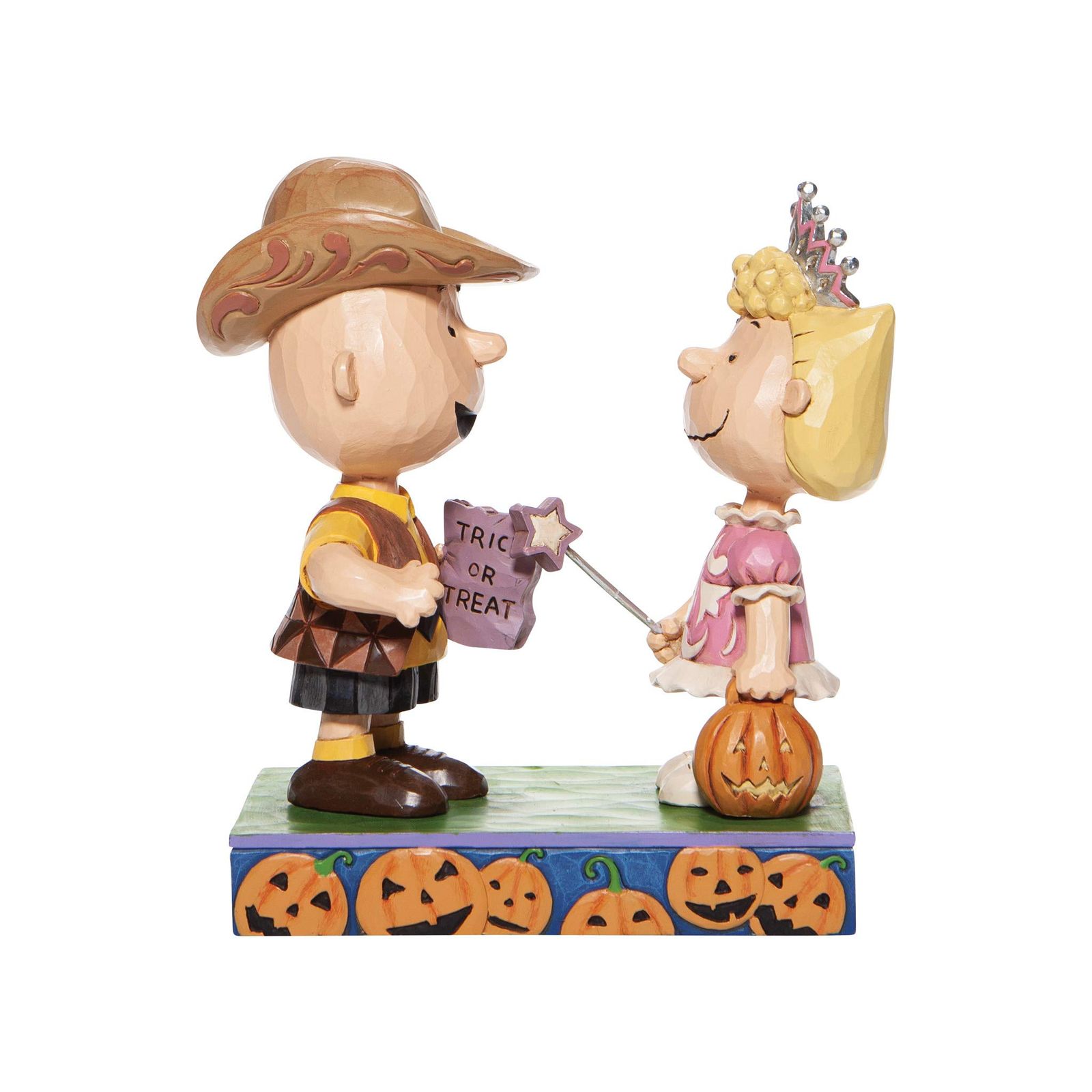 enesco Jim Shore チャーリーブラウンu0026サリー トリック オア トリート 6006944 W12×H14×D6cm  楽天市場】ジムショア チャーリーブラウン サリー 仲良し 兄妹 ちー様 専用 (おまとめ品) 3セット ぬい服 ハロウィン