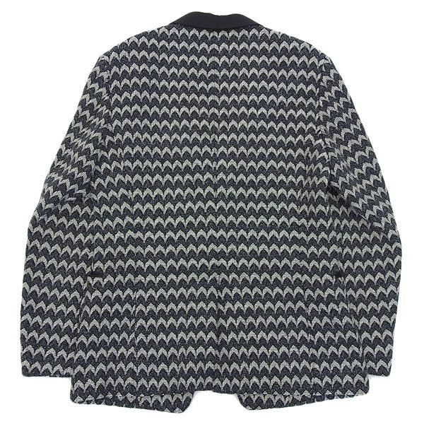 イッセイミヤケ ISSEY MIYAKE シルク混 ウール テーラードジャケット 