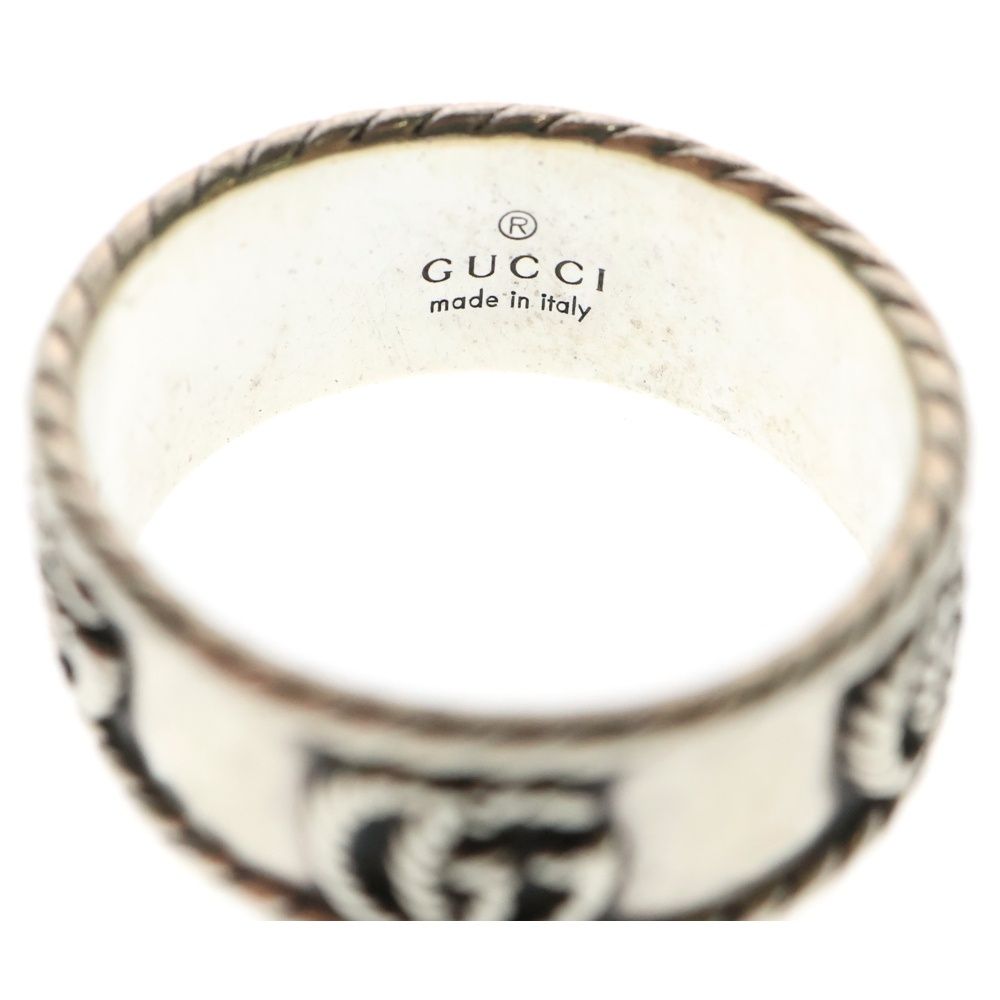 GUCCIシルバーリング Amazon.co.jp: [グッチ] リング アクセサリー 627729 J8400 0701