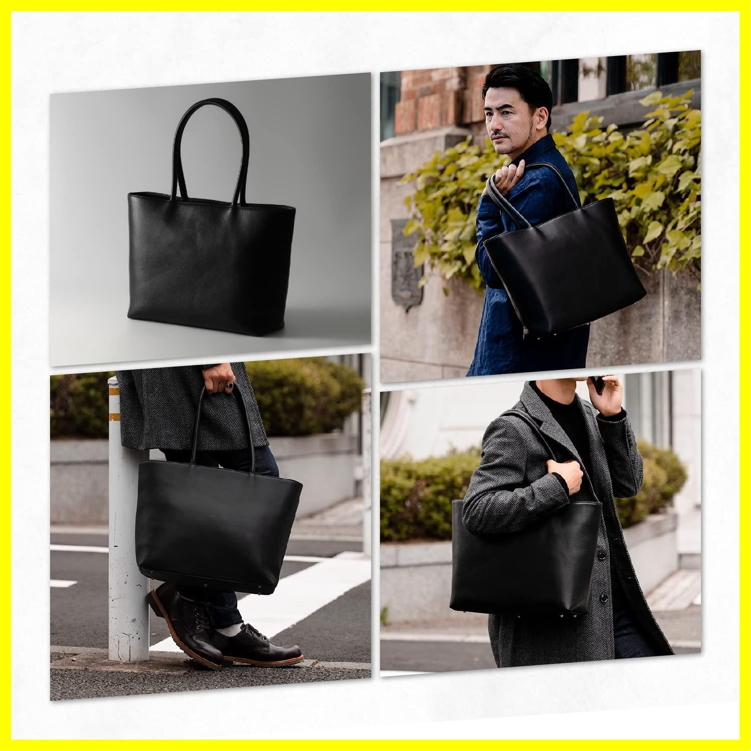 RATOM]【最上位モデル】 トートバッグ メンズ 本革 ビジネスバッグ